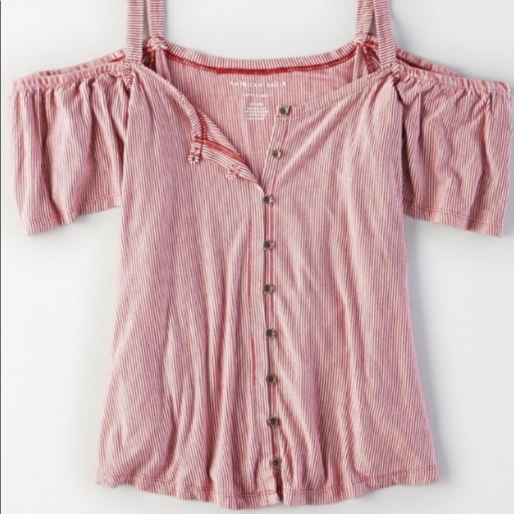 American Eagle soft and sexy off the shoulder top